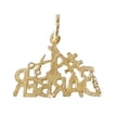 thumbnail image 3 of 14K Yellow Gold #1 BARBER Pendant, 3 of 3
