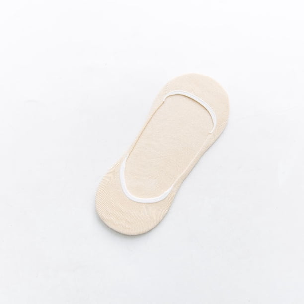 Xiao Hua 10 pares de calcetines invisibles para mujer - Tobilleros bajos antideslizantes - Calcetines invisibles para uso casual y formal - Suaves y elásticos