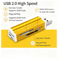 thumbnail image 5 of 4-in-1 USB 2.0 Card Reader, 2.76X0.83" High Speed Memory Card Adapter, Plug and Play Data Transfer Device, Multi Slot Flash Card Reader, SD TF MS Card Converter, Camera File Transfer Accessory, 5 of 6