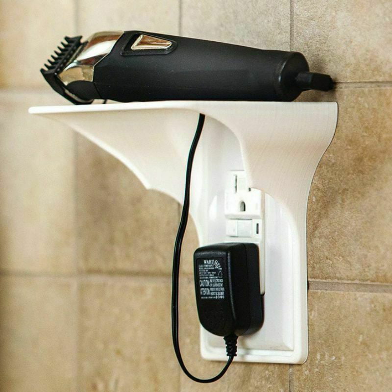 Durable Wall Outlet Shelf Holder Charging OutletPower Perch Phone Organizer USA 