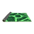 thumbnail image 2 of Ahgly Company Indoor Rectangle Abstract Green Modern Area Rugs, 2' x 4', 2 of 4