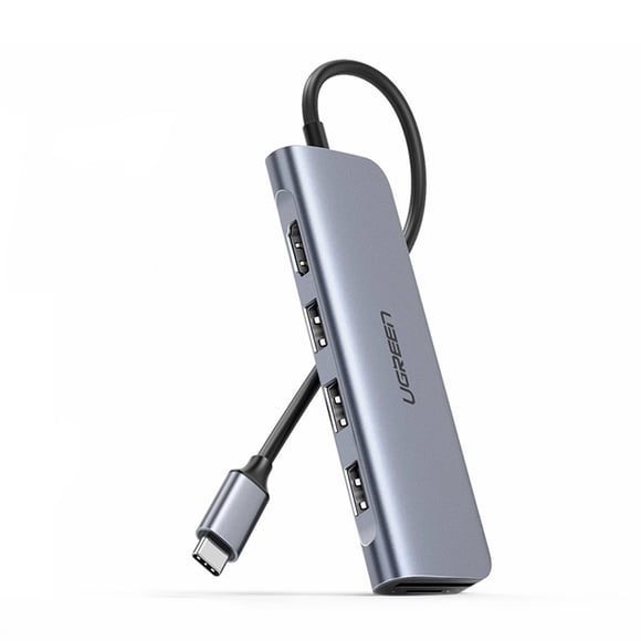 HUB USB USB-C a 3 USB 3.0 + HDMI + TF/SD Ugreen 70410