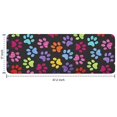 thumbnail image 7 of Colorful Animal Footprints Kitchen Rug Mat,Kitchen Runner Rugs Non Skid Washable,Decorative Kitchen Floor Mats for Kitchen,Sink,Laundry,17"x47.2", 7 of 7