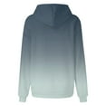 thumbnail image 3 of Hoodies for Women Oversized Gradient Printed Hooded Sweatshirts Thermal Fleece Lined Pullover Autumn/Winter Sweaters Long Sleeve Tops Loose Hoody with Pockets Womens Sweatshirtss Size 8-22, 3 of 4