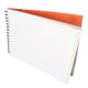 thumbnail image 2 of 60 Sheets Sketch Book Professional 16K Spiral Bound Art Sketchbook Artist Drawing Book Paper Painting Sketching Pad Orange, 2 of 5