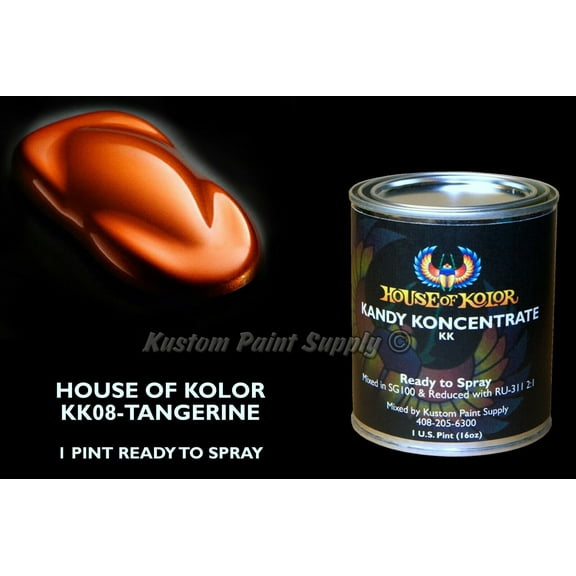 Tangerine Kandy KK08 House of Kolor 1 Pint Can Ready To Spray