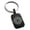 Black, variant on Stainless Steel Celtic Eternity Knot Engraved Small Rectangle Dog Tag Charm Keychain Keyring