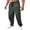 Army Green, variant on Mens Cargo Pants Casual Drawstring Elastic Waist Joggers Outdoor Travel Hiking Trousers with Pockets