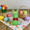 thumbnail image 4 of Green Easter Bunny Shaped Led Candle Lamp Flickering Flameless For Home Holiday Table Decoration Safe Ambiance Battery Operated, 4 of 7