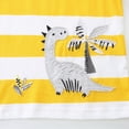 thumbnail image 7 of TOWED22 Newborn Toddler Baby Boy Outfits 2 Pieces Cotton Short Sleeve Shirt Tee Little Bee Print Casual Pocket Rolled Shorts Clothes(Yellow,3-4 Y), 7 of 7