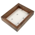 thumbnail image 2 of Durable Shadow Box Frame for Decor Made of Composite Material Coffee Color 8 inch, 2 of 4