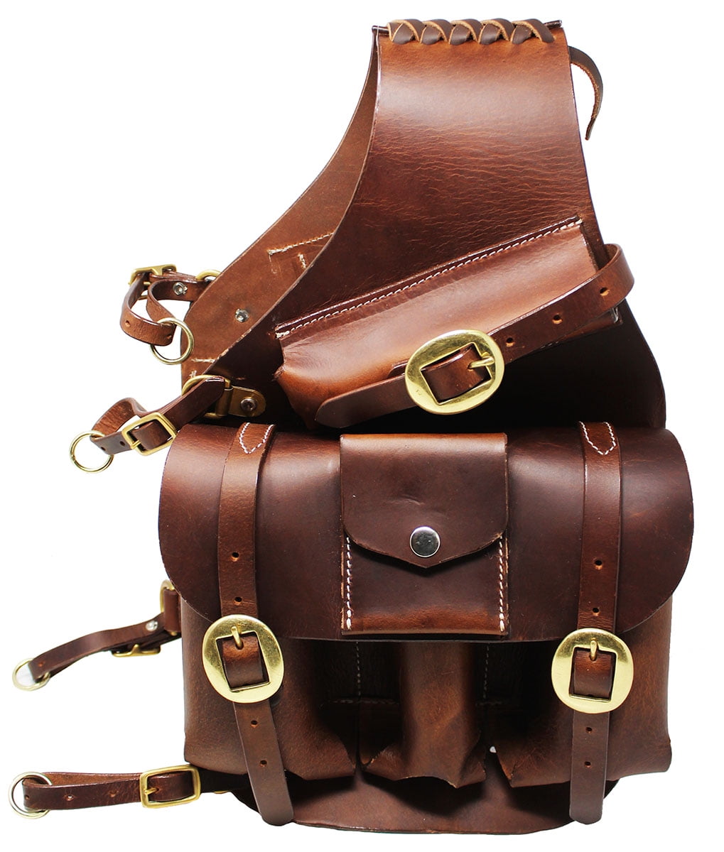 Horse Leather Equine Saddle veterinarian, rancher, cowboy Medicine Bag 102SD01TN