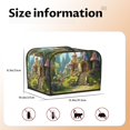 thumbnail image 5 of Pofeuu Cute Mushroom Town A Print Toaster Cover 4 Slice, Bread Dust Cover & Fingerprint Protection, Kitchen Small Appliance Covers(Toaster Cover), 5 of 7