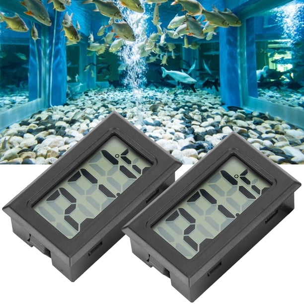 Termómetro Digital para pecera, Monitor de temperatura para acuario con sonda, 2 uds.