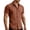 Brown, variant on Men's Short Sleeve Button Down Shirts Big & Tall Breathable Textured Casual Shirt Summer Lightweight Quick Dry Beach Vacation Hippie Yoga Top Curved Hem