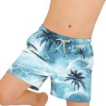 thumbnail image 4 of ITSAME Boys Swim Trunks, Fashion Print Elastic Waist Quick-Dry Summer Casual Beach Swim Shorts with Pockets Multicolor 10-11T, 4 of 7