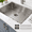 27-9/16" X 14-7/16" Centered Drain, variant on Sink Bottom Grid 27-9/16" X 14-7/16" Centered Drain Stainless Steel