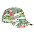thumbnail image 3 of Haiem Tropical Flamingo Baseball Cap Dad Hat Cotton Soft Adjustable Fashion Hats for Men Women Unisex Style Headwear, 3 of 9