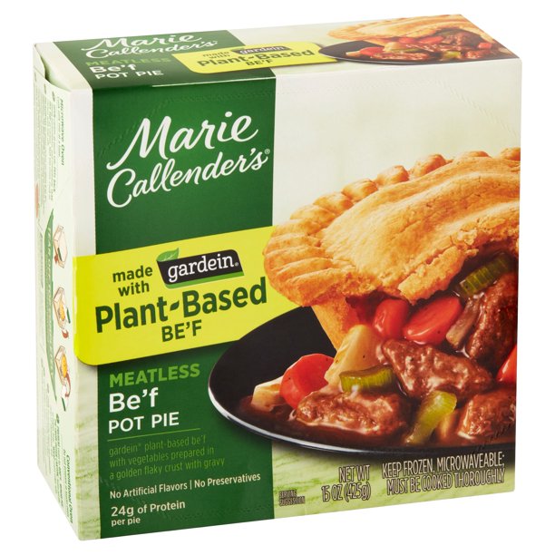 Marie Callender S Gardein Meatless Be F Pot Pie 15 Oz Walmart Com Marie Callender S Gardein Meatless Be F Pot Pie 15 Oz Walmart Com