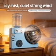 Portable Mini Air Cooler & Misting Fan | 3-Speed Personal Evaporative Humidifier | Desktop USB Air Conditioner