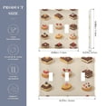 thumbnail image 2 of Yayeee Toggle Light Switch Wall Plate 2-Gang 4.56"x4.48" Decorative Outlet Cover, Red Cakes, 2 of 7