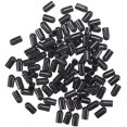 thumbnail image 1 of Screw Thread Protectors Round 6mm Dishwasher Rack Tine Prong Repair End Cover Caps Flexible End Cap Tubing Tip Replacement Black 100pcs, 1 of 8