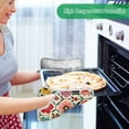 thumbnail image 2 of Yayeee Pot Holders Kitchen Heat Resistant with Pocket 7"x9.8" Cotton Oven Cooking Hot Pads, Colorful Flowers, 2 of 7