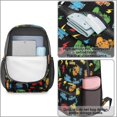 thumbnail image 4 of Game Controller Black Pattern 17" School Backpacks for Teens,Waterproof Oxford Fabric,S-Shape Padded Straps for School,Travel,Hiking,Camping, 4 of 6