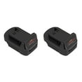 thumbnail image 1 of 2X Adaptador de BateríA Conector de Fuente de AlimentacióN Base de ConversióN de Carga 18V MT18ML para Herramientas EléCtricas Milwakee, 1 of 5