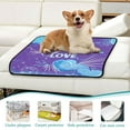 thumbnail image 5 of Washable Pet Pee Pads with Super Absorbent Reusable Training Pads for Dogs & Cats Blue Hearts, 5 of 6