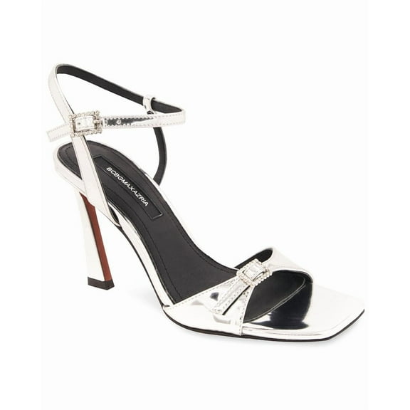 BCBGMAXAZRIA Skena Leather Heeled Sandal, 7.5