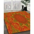 thumbnail image 2 of Ahgly Company Indoor Square Patterned Red Area Rugs, 4' Square, 2 of 6