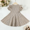 thumbnail image 4 of Tranfacy Robes d'Été pour Filles, Robe pour Tout-Petites, Robe Fluide de Printemps et d'Été pour Petites Filles, Robe Décontractée Unie Sans Manches à Col Rond Plissée, 4 of 7
