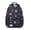 Basketball and Lightning, variant on Basketball and Hoop Wooden Pattern Backpack for School, Cute School Bag with Adjustable Shoulder Straps and Padded Back, 15.3"x11"x6.7"