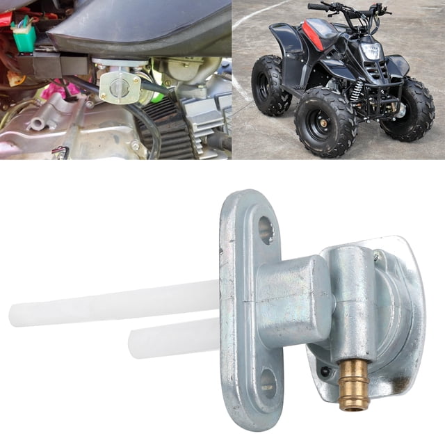 Tank de Gasolina Petcock, Caucho y Aluminio Interruptor Petcock para la Modificación del Automóvil para ATV 50CC 110CC 150CC 250CC