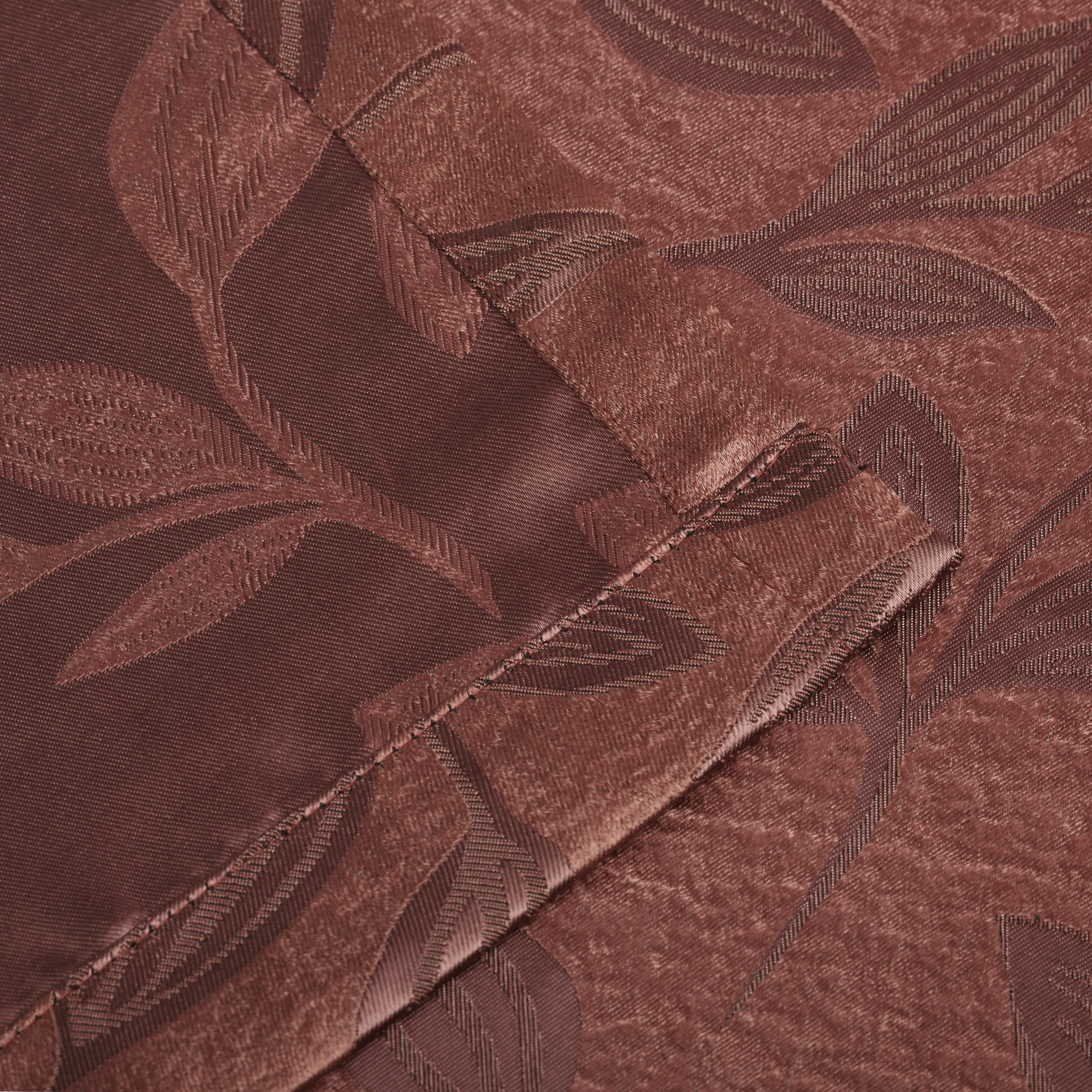 Leaves Blackout Curtain Panels, 26" x 84", Antique Copper by Blue Nile Mills