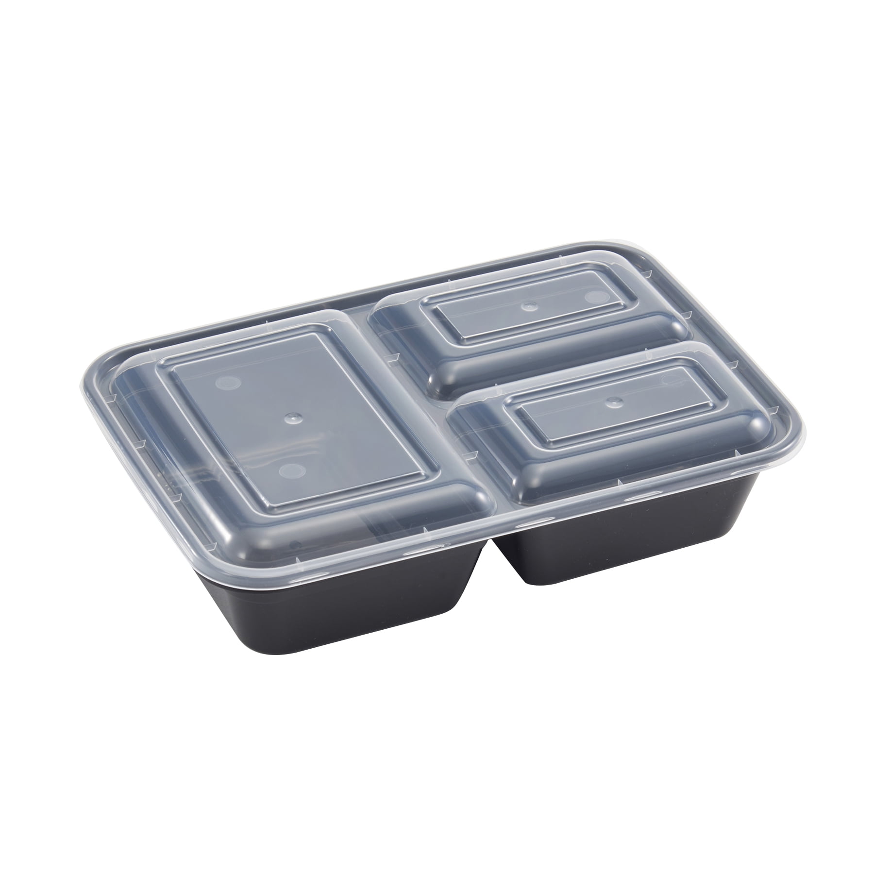 12 Meal Prep Containers 3 Compartment Plate W/ Lids Reusable Food Storage  30oz, 1 - Kroger