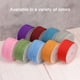 thumbnail image 5 of Nylon Rebordear Hilo Cordón 2mm Extrafuerte Trenzado Nylon Cuerda para Collar Pulseras Joyería Fabricación Artesanías 15M/49 Pies, Caliente Rosa, 5 of 5