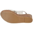 thumbnail image 3 of Jellypop Womens Hestia Wedge Sandals 6 Natural, 3 of 6