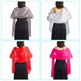 thumbnail image 5 of 200x70cm Womens Imitation Silk Sheer Scarf Cape Solid Color Long Shawl Wrap for, 5 of 17