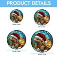 thumbnail image 5 of Tortoise Ornament Christmas 2025, Tortoise Stained Glass Hanging Panel – Radiant Glass Window Art, Perfect for Wildlife Decor, 5 of 5