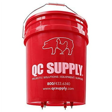 Hanging Bucket Poultry Nipple Waterer - 5 Gal - Color Varies