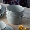 thumbnail image 3 of Noritake Colorscapes GoG Swirl (Grey on Grey) 12-Piece Coupe Dinnerware Set, Service for 4, 3 of 7