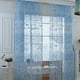 thumbnail image 1 of Cortina transparente innovadora y elegante con diseño floral translúcido para sala de estar, estudio, dormitorio, azul cielo, 100 x 250 cm (con ganchos)., 1 of 5