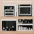 thumbnail image 4 of SOPTY Jewelry Armoire with Photo Frame, 23.62 x 11.81 x 3.55 inch, Small Storage Jewelry Cabinet Organizer, Wall Mount (White)，Chic Bedroom Furniture & Gift for Women, 4 of 18