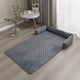 thumbnail image 5 of Pet Dog Cat Sleeping Bed for Medium Large Warm Dogs Bed Sofa Blanket Couch Protector Removable Washable Pets Mats with Pillow ShopWise Round, 5 of 13