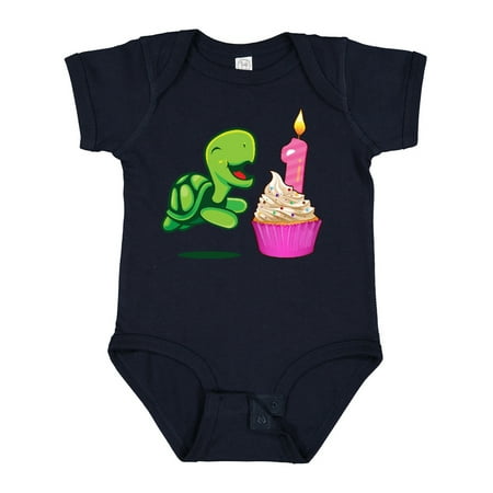 

Inktastic 1st Birthday Turtle Gift Baby Boy or Baby Girl Bodysuit