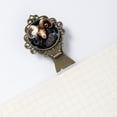 thumbnail image 5 of Aries Copper-Colored Lace Bookmarks Set of 2 - Stainless Steel Book Accessories for Book Lovers and Readers, 5 of 5