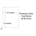 thumbnail image 5 of White Cardstock - Thick Paper for School, Arts and Crafts, Invitations, Stationary Printing | 65lb Card Stock | 8.5 x 11 inch | Medium Weight Cover Stock (176gsm) 96 Brightness | 50 Sheets Per Pack, 5 of 5