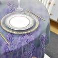 thumbnail image 5 of Fantasy Flower Lavender Plant Purple Round Waterproof Tablecloth Home Decorative Table Cover Party Wedding Dining Table Cloth, 5 of 6